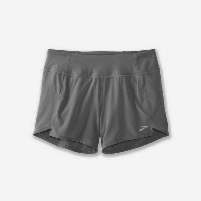 Brooks Chaser 5 NZ - Women's Running Shorts - Steel/grey (91783-SCZJ)